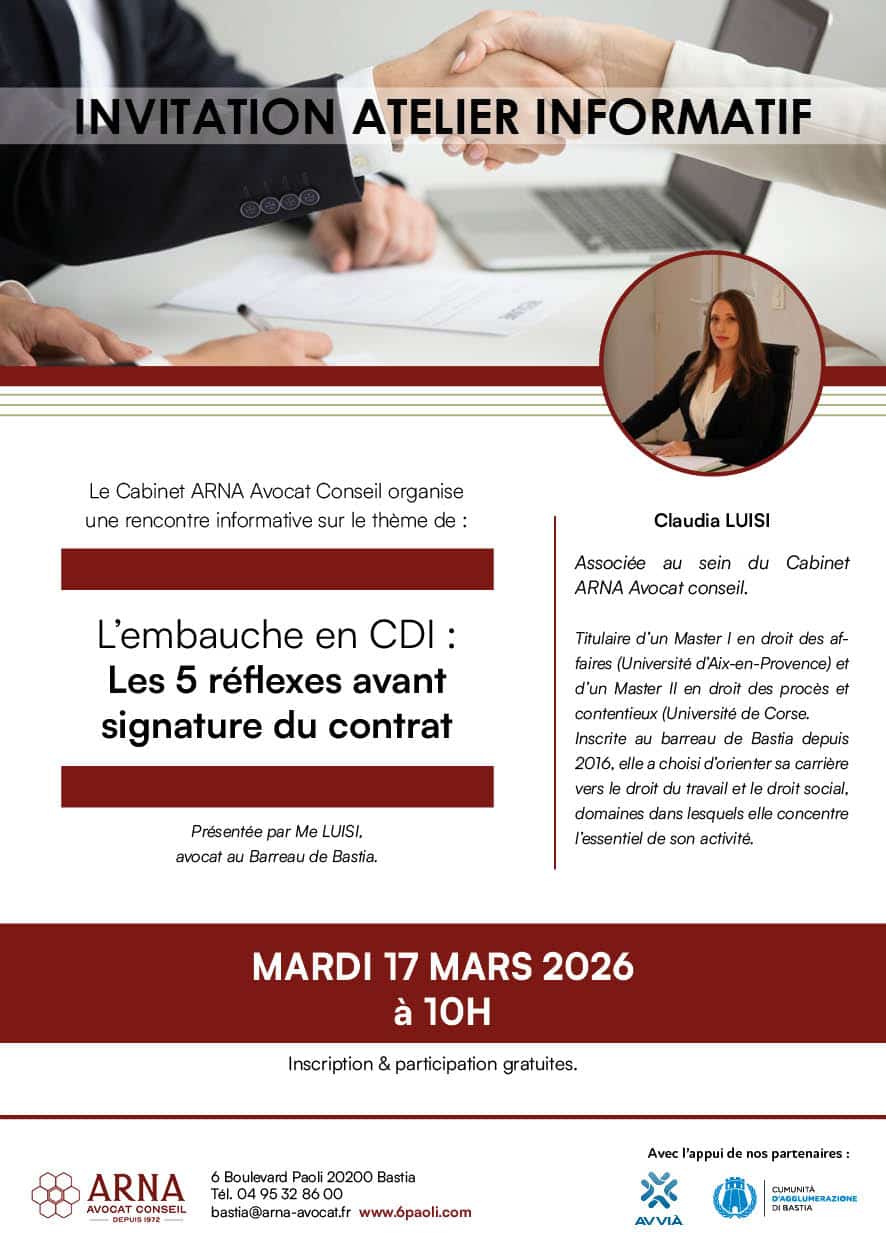 invitation atelier CLU – EMBAUCHE